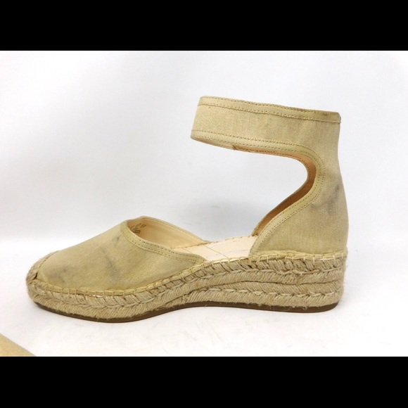 Franco Sarto Women's Bessa Size 11 Espadrille Platform Pumps Sandals Beige Shoes - Picture 5 of 10